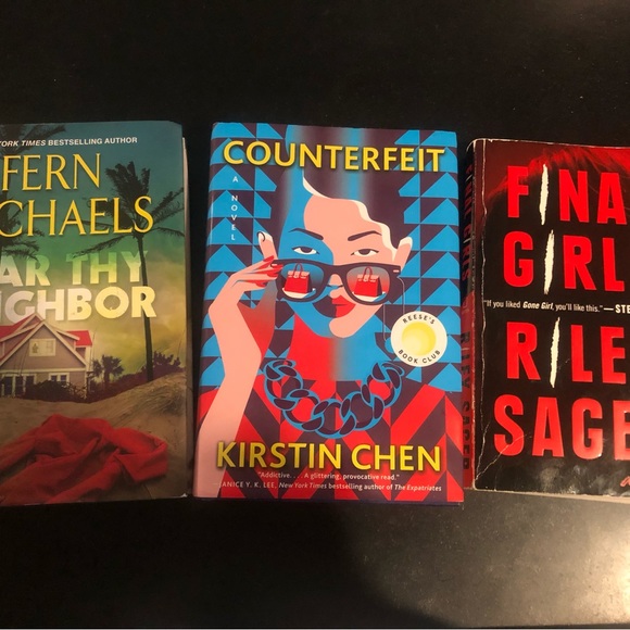 Counterfeit Kristin Chen Fear Thy Neighbor Michael Fern Book Bundle - Picture 2 of 8